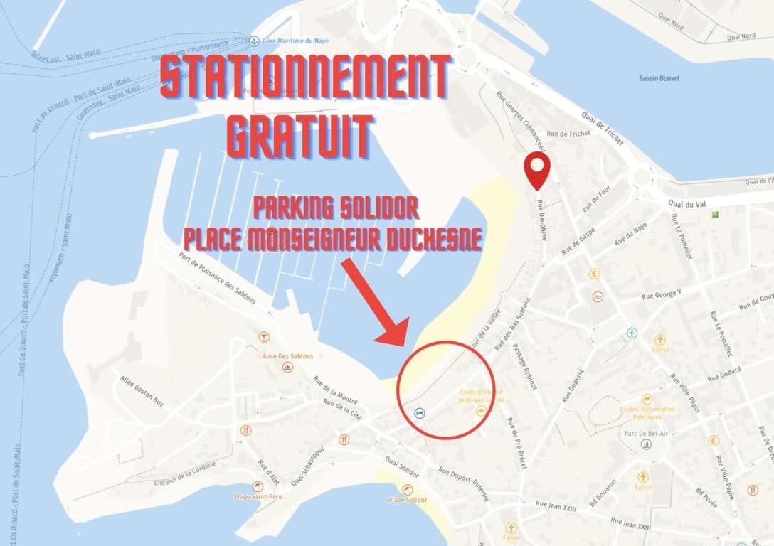 L'Annexe - Plage 50 M Et Remparts A 500 M 圣马洛 外观 照片