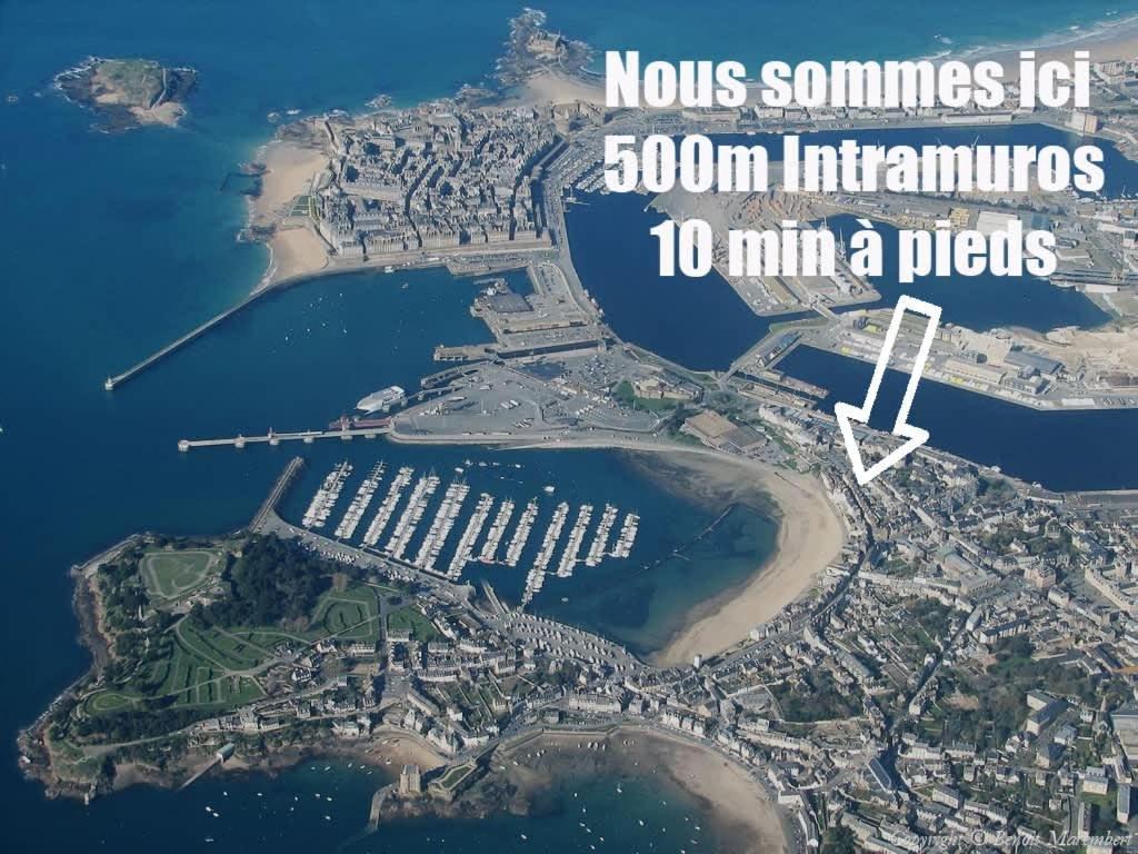 L'Annexe - Plage 50 M Et Remparts A 500 M 圣马洛 外观 照片